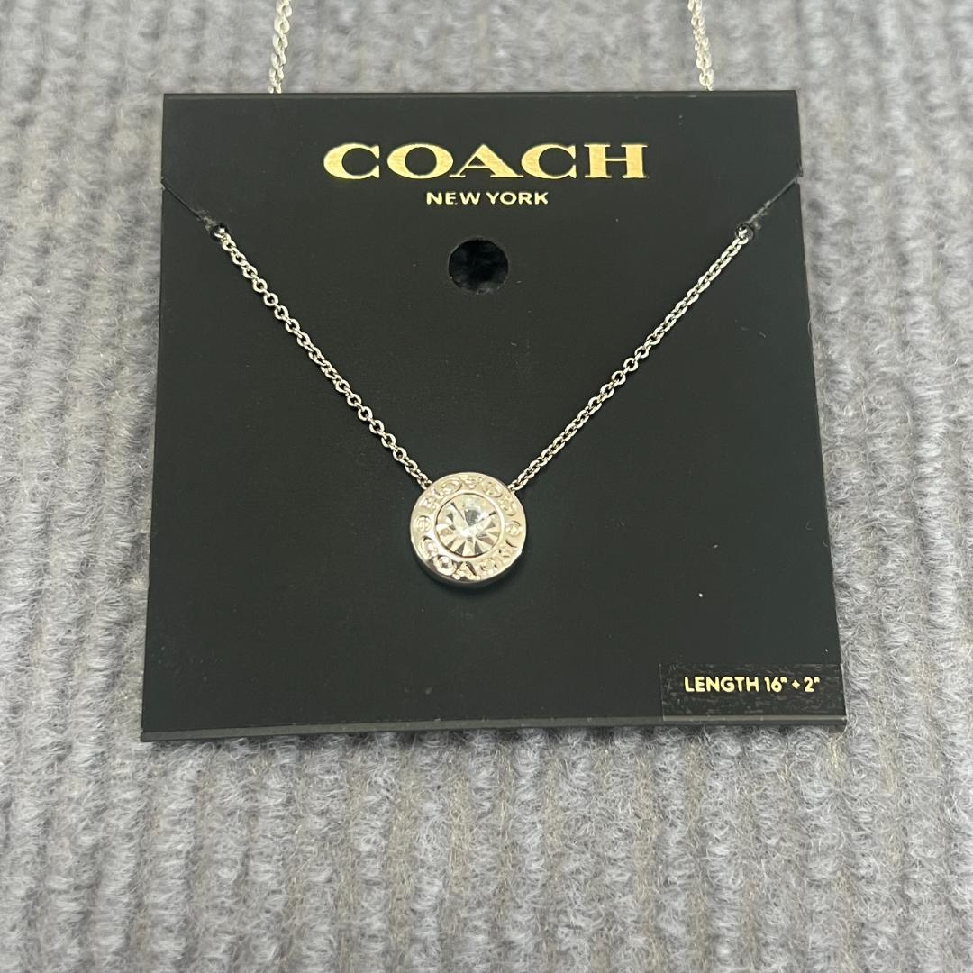 コーチ COACH ネックレス シルバー - メルカリ