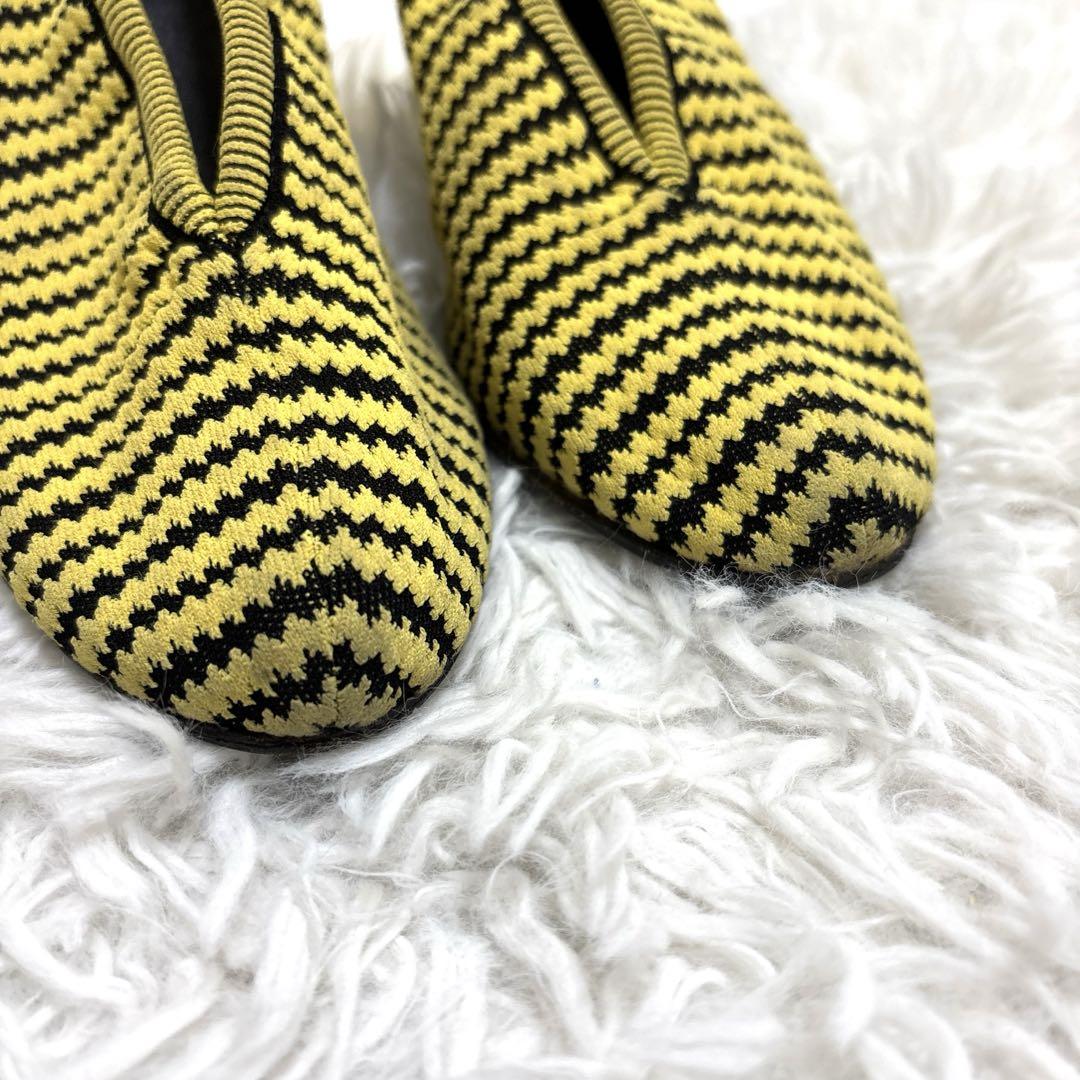 CELINE フィービー期 ニット シューズ パンプス ハイヒール 24cm
