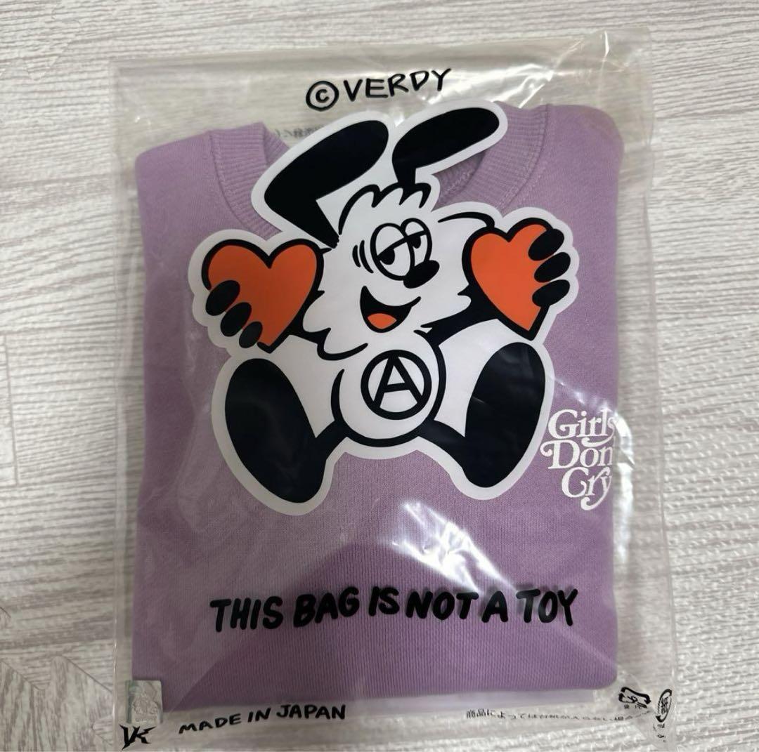 VERDY COMPLEXCON スウェット ガールズドントクライ トレーナー Size【XL】 Girls Don't Cry ガールズドントクライ Verdy