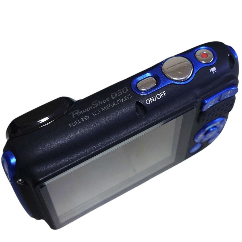 CANON　キャノン　PowerShot　D30　デジタルカメラ　防水　ブルー