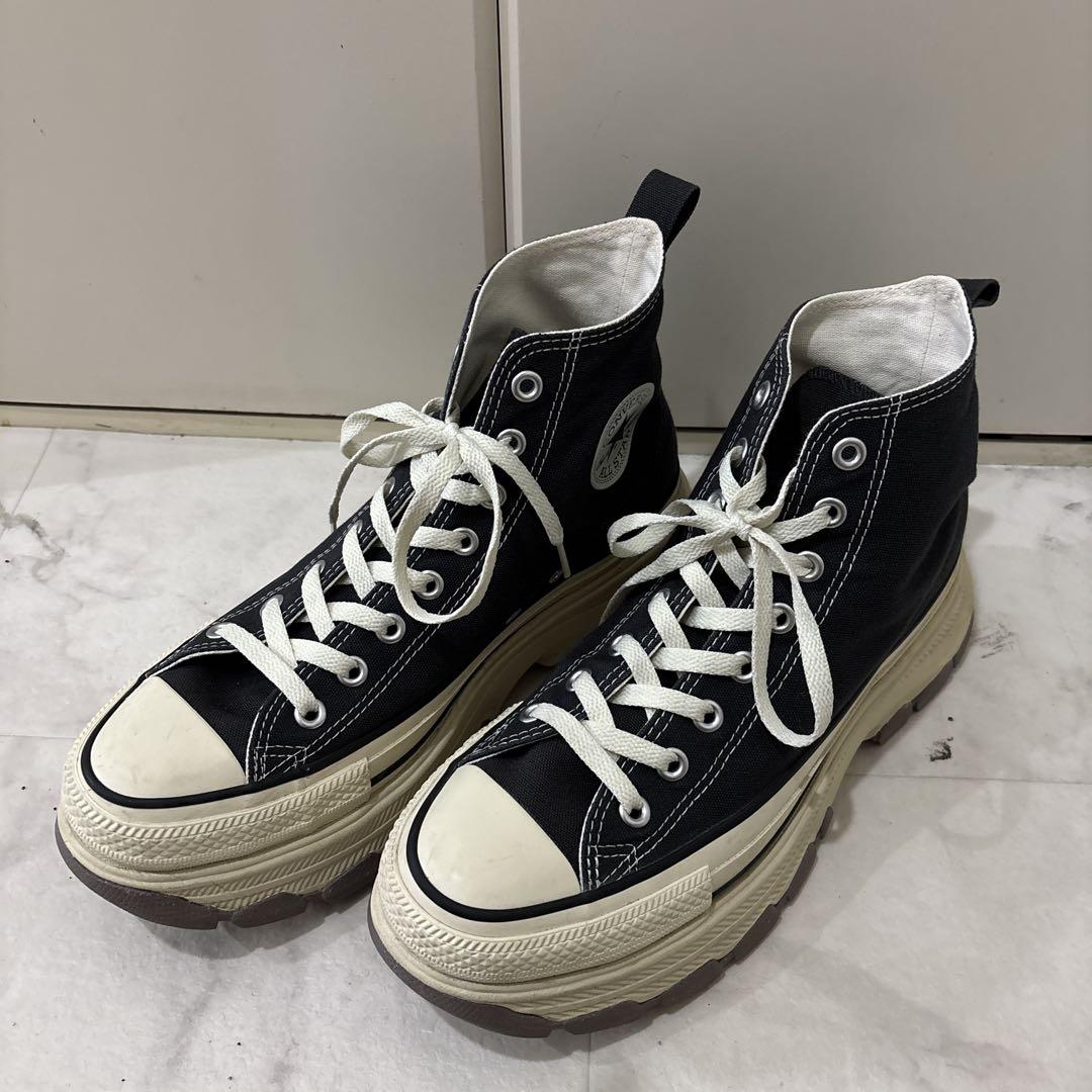 ALL STAR グレー 厚底ハイカットスニーカー - メルカリ