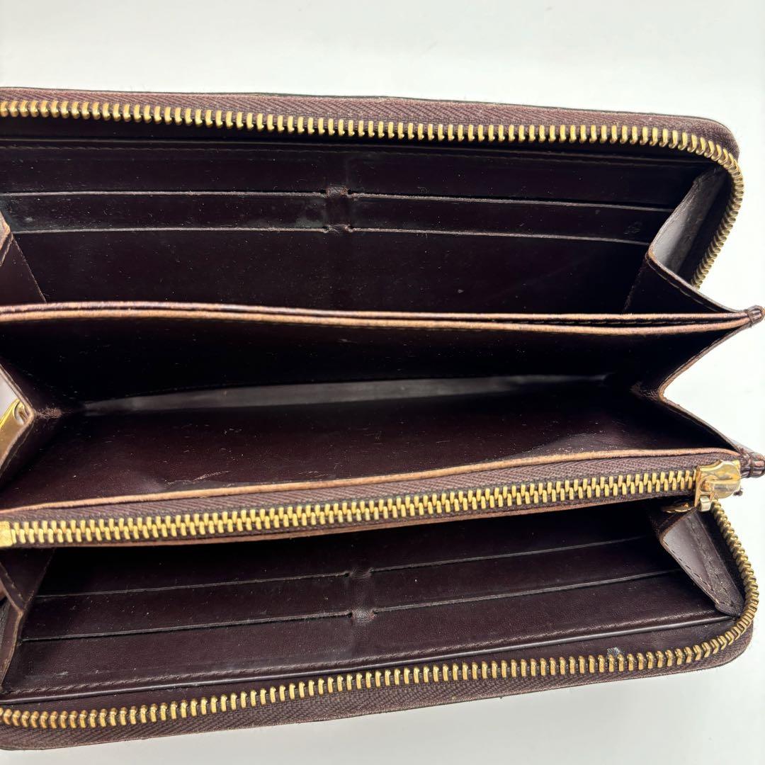 Louis Vuitton 財布 ヴェルニ アマラント ジッピーウォレット