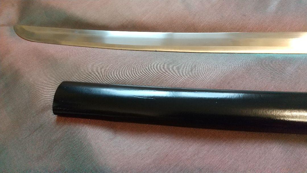 【鶴姫一文字風】模造刀 直刃紋様 喰出し鍔 模擬刀 sword 上杉謙信