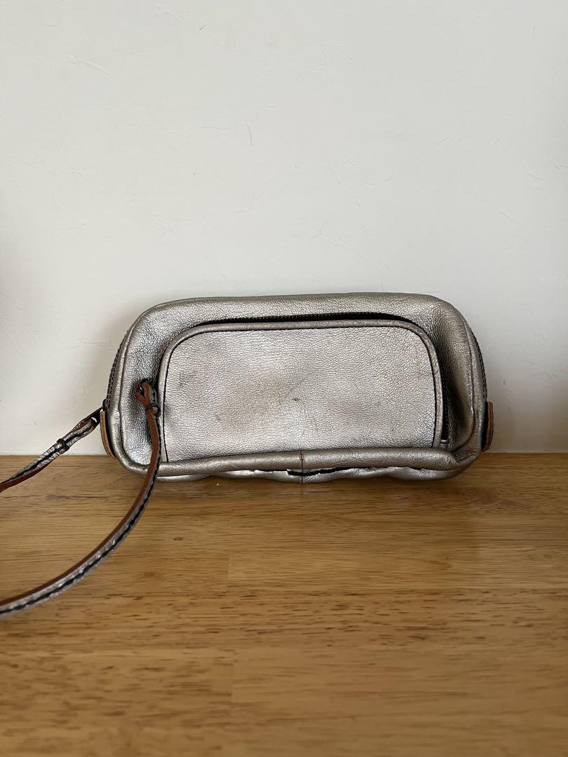 エバゴスebagos ラタン シルバー 長財布
