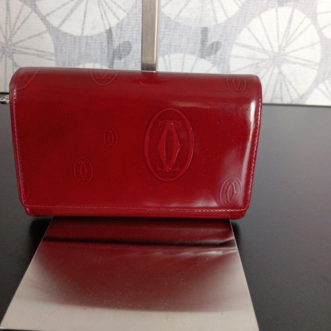 5888→5000 ❴良品❵Cartierハッピーバースデー　二つ折り財布