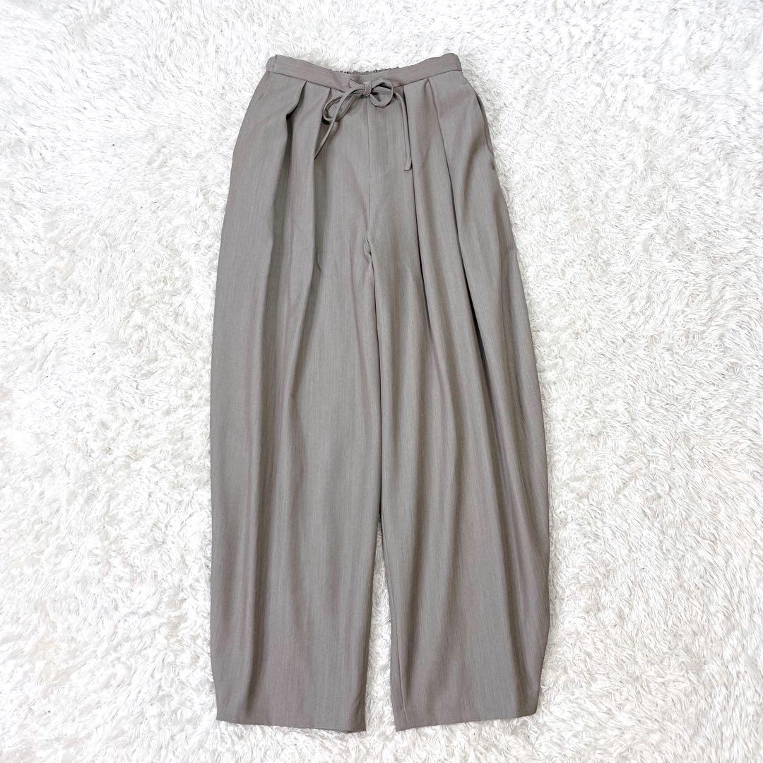 美品✨ETRE TOKYO キャバルリーツイルワイドパンツ　Sサイズ