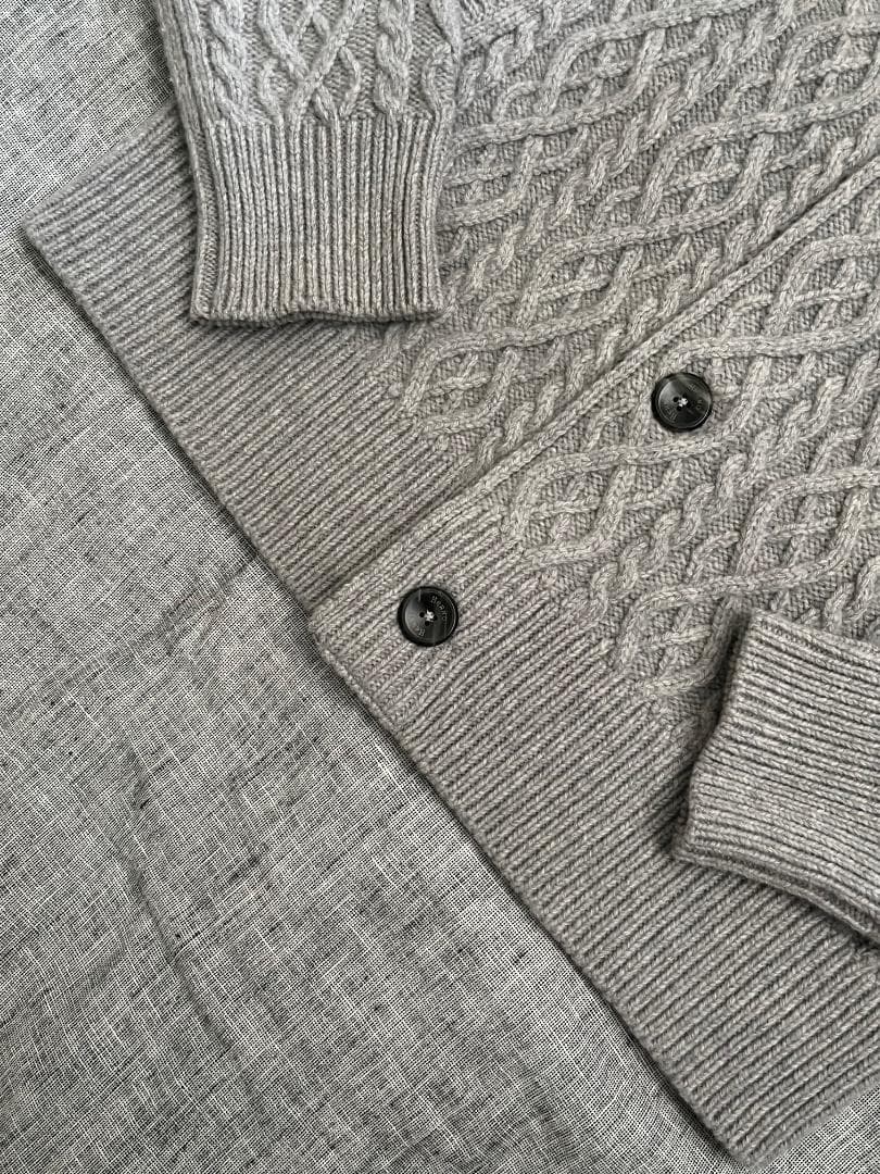 未使用 HERNO RESORT ヘルノリゾート ローゲージニット フード付き