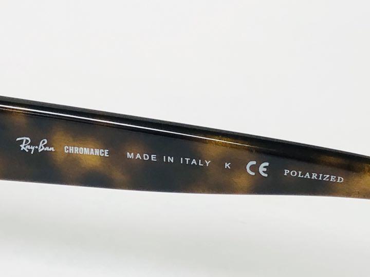 正規品 Ray Ban レイバン CHROMANCE ブラウン メガネ H564