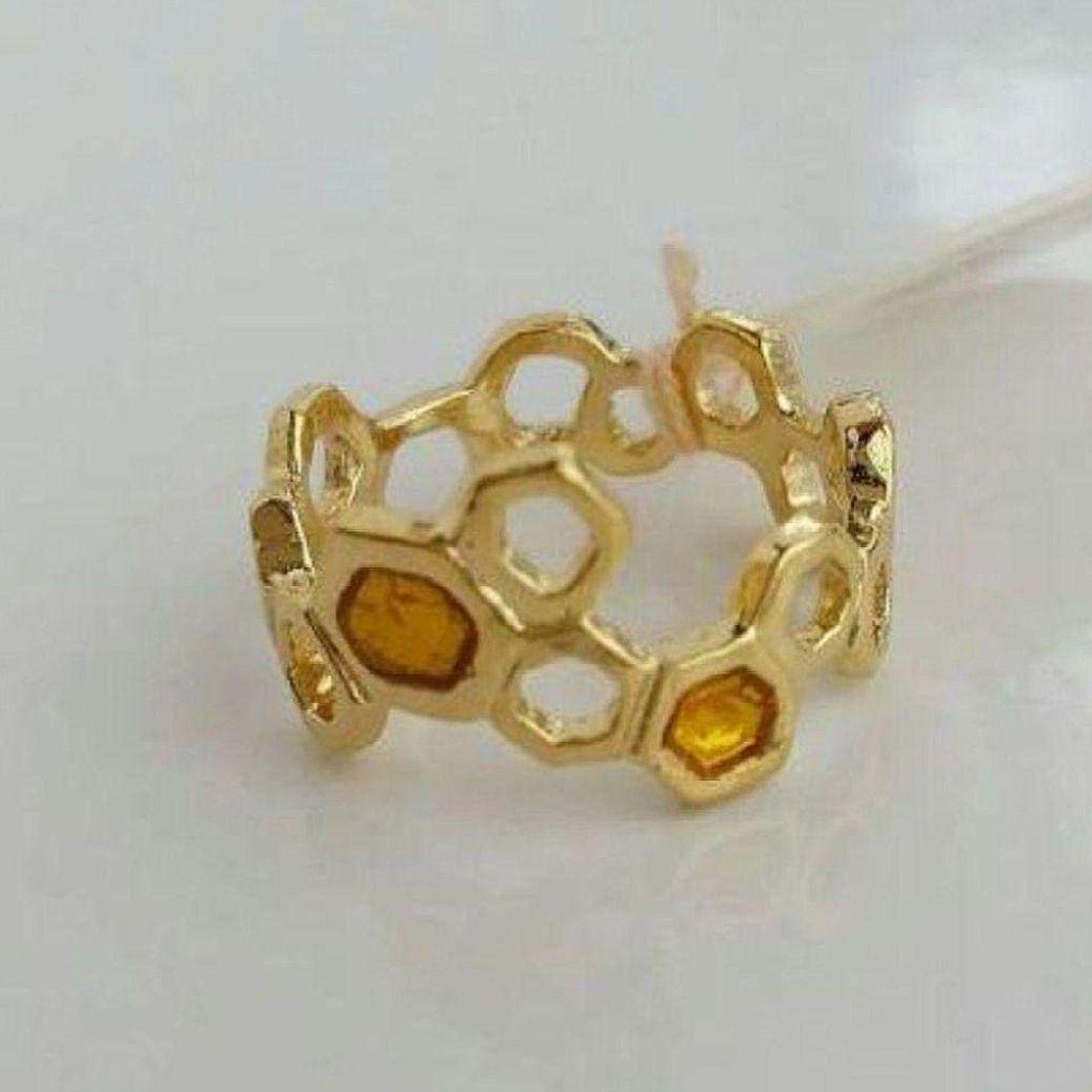 新品　ガーグル　gargle ハチの巣 リング 12号 ゴールド　蜂　はち gargle ハチの巣リング 12号 ゴールド ガーグル 送料無料 | 京都