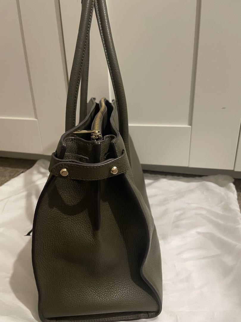 FURLA オリーブグリーン トートバッグ