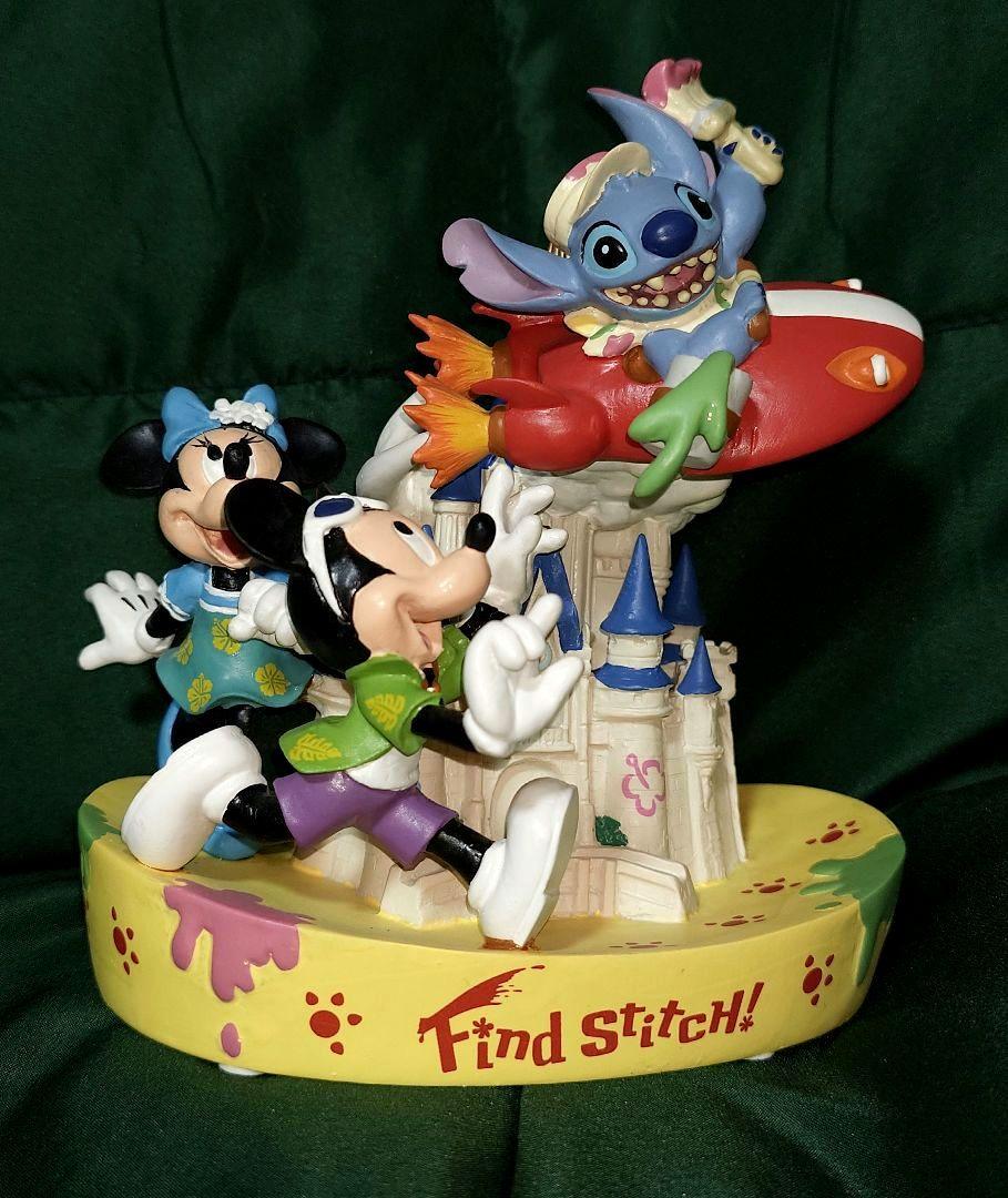 ディズニーランド　ファインド　スティッチ　　ミッキー　ミニー　フィギュア