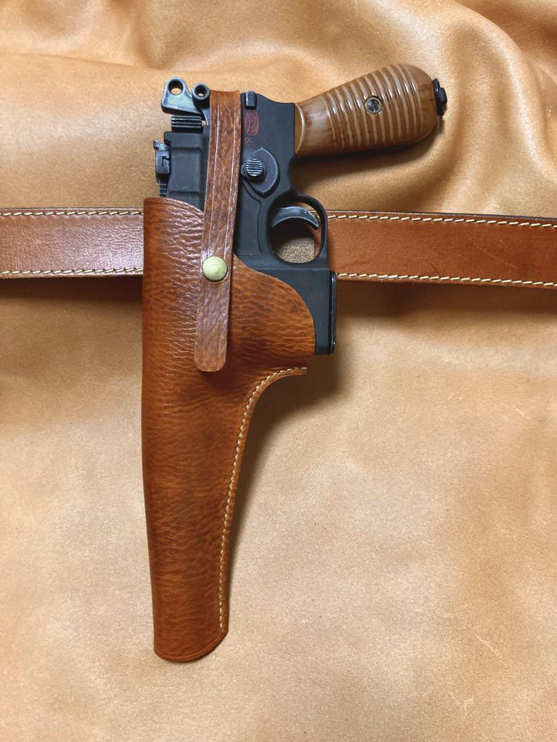モーゼルM712用左利きレザーホルスター No.494