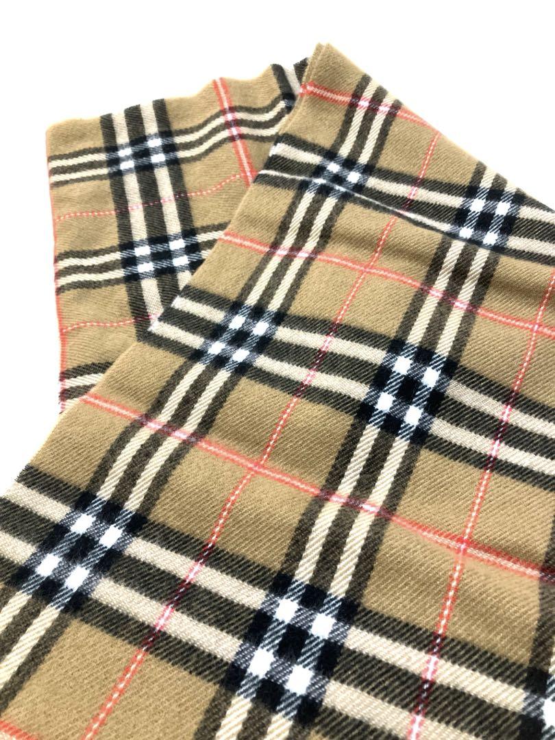新品未使用　BURBERRY　バーバリー　ノバチェック　マフラー 茶系