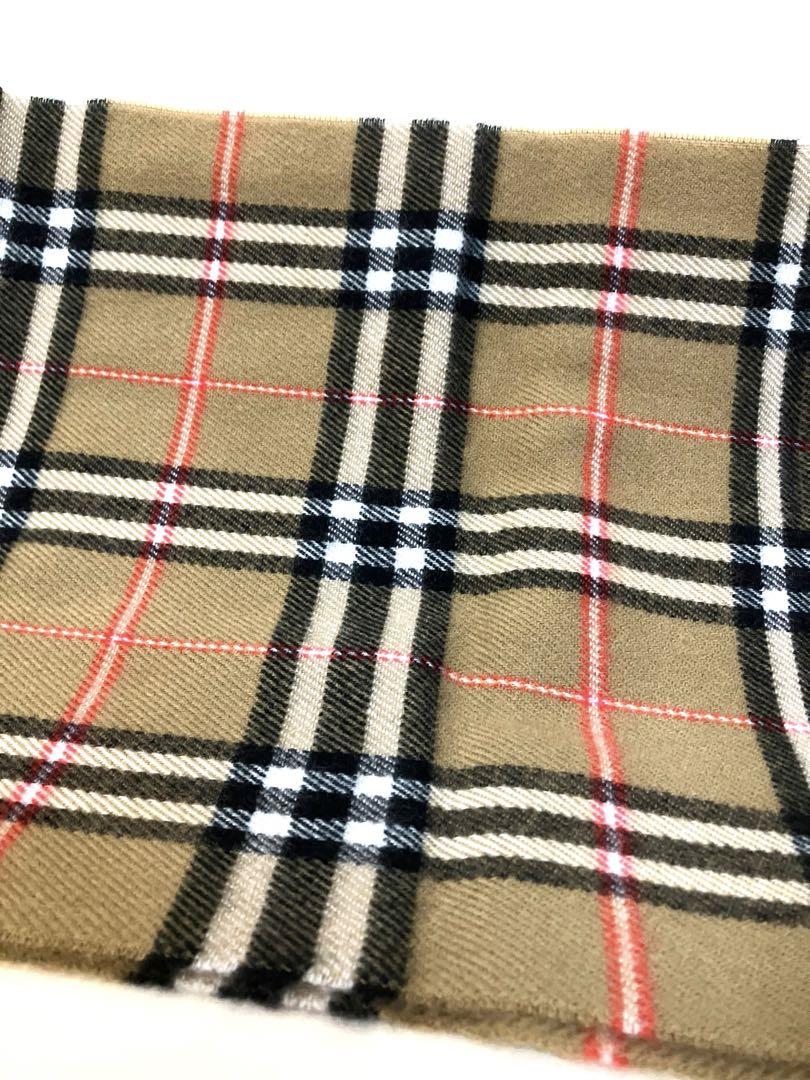 新品未使用　BURBERRY　バーバリー　ノバチェック　マフラー 茶系