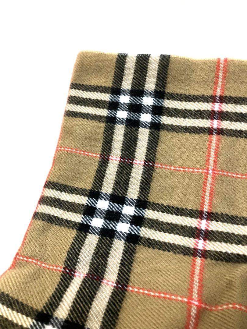 新品未使用　BURBERRY　バーバリー　ノバチェック　マフラー 茶系
