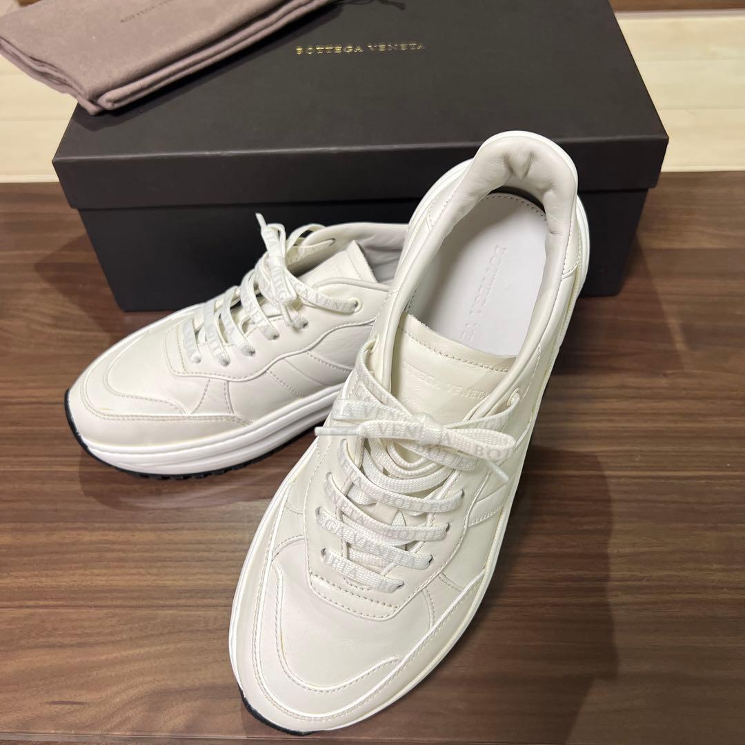 【美品】ボッテガヴェネタ　スニーカー　スピードスター　ホワイト41（26cm）
