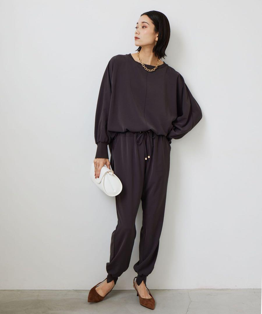 ほぼ新品＊BARNYARDSTORM ダブルクロスジョガーパンツ 上品ブラウンL