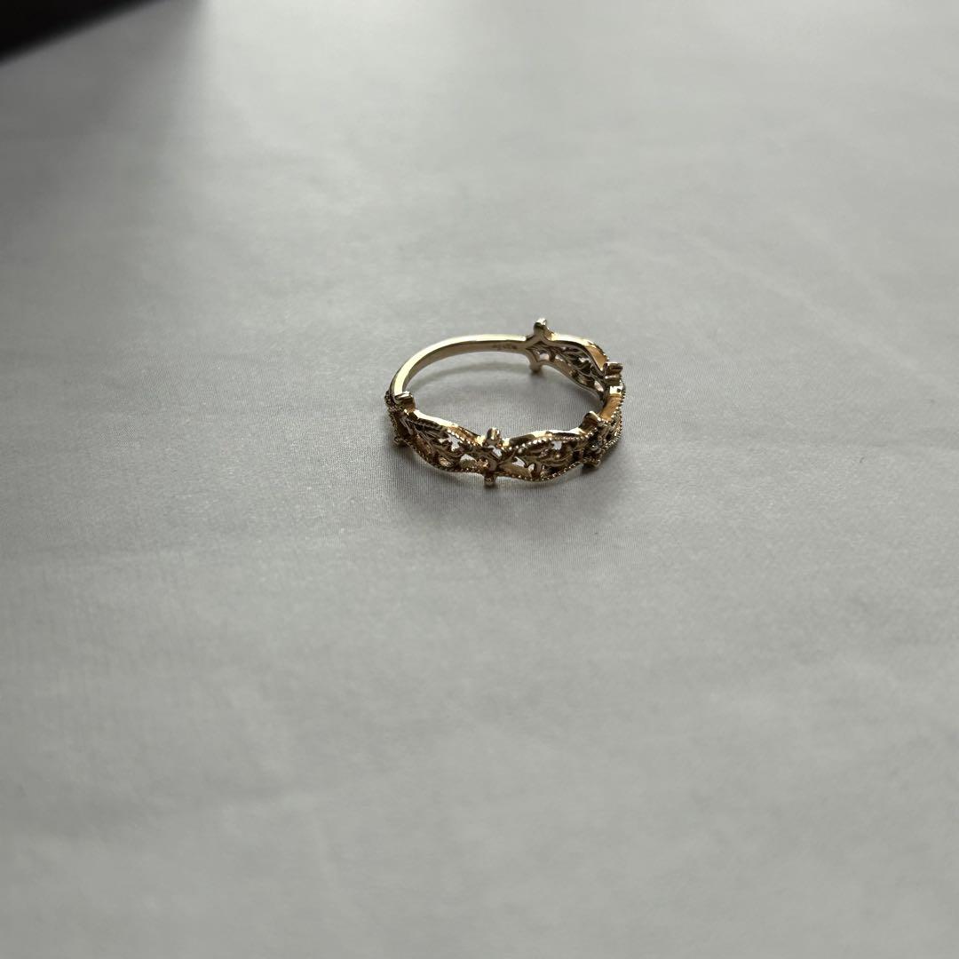 agete k10 透かしリング