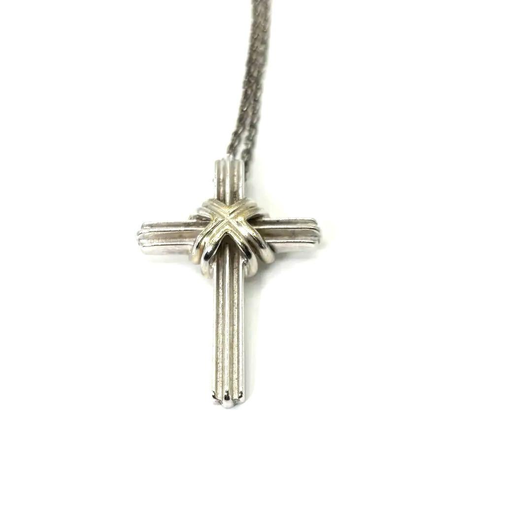 TIFFANY&Co. Tiffany ティファニー クロス ネックレス シルバー