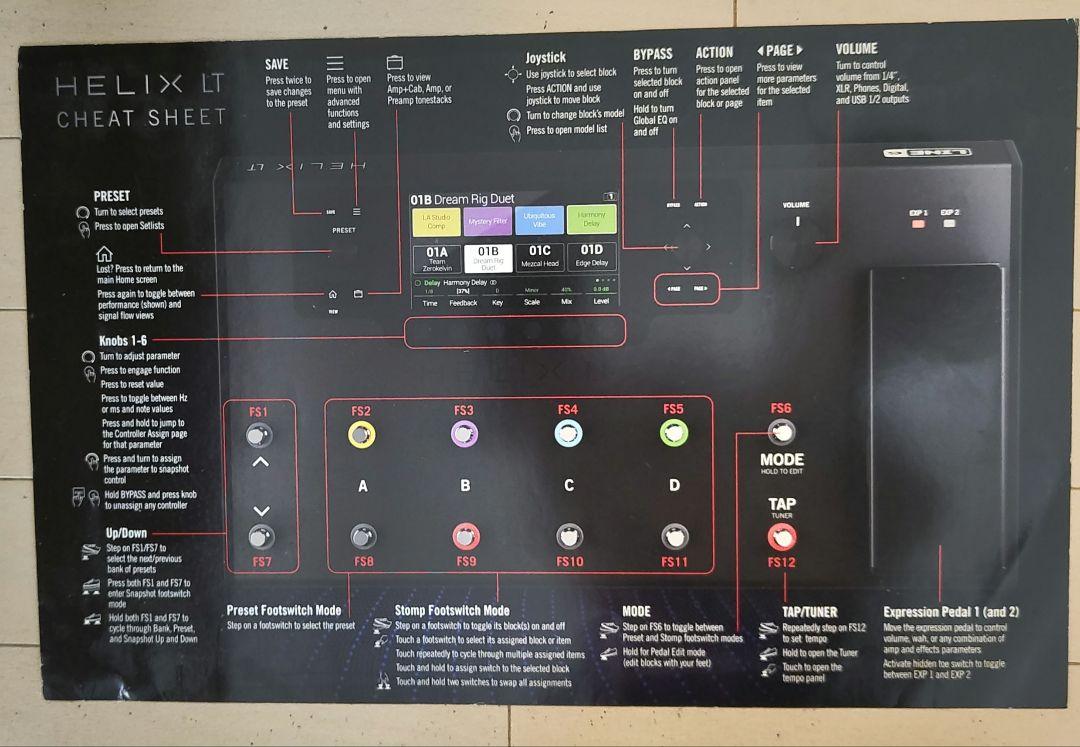 LINE6 HELIX LT（USED）