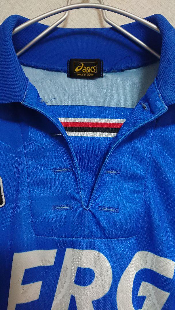 95/96 サンプドリア　新品紙タグ付　当時物アシックスオフィシャルユニフォーム asics アシックス サンプドリア ユニフォーム - メルカリ
