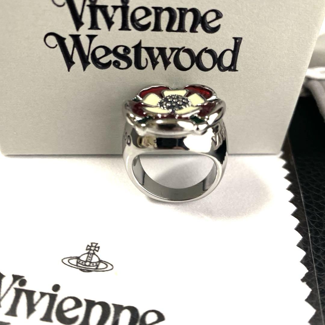 vivienne westwood ローズリング シルバー Mサイズ 新品未使用