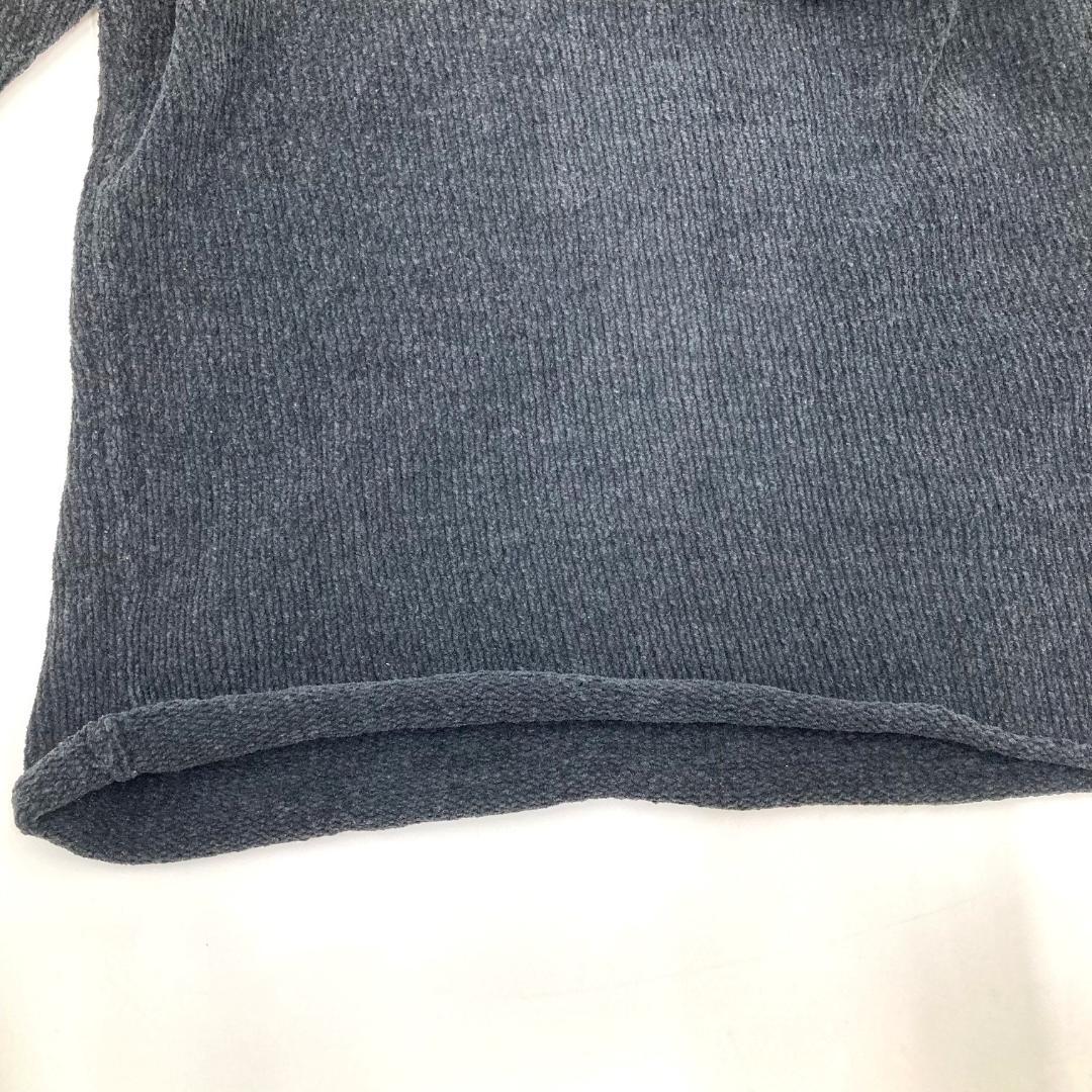 DENHAM デンハム　アクリルコットンセーター　ニット　S　チャコールグレー