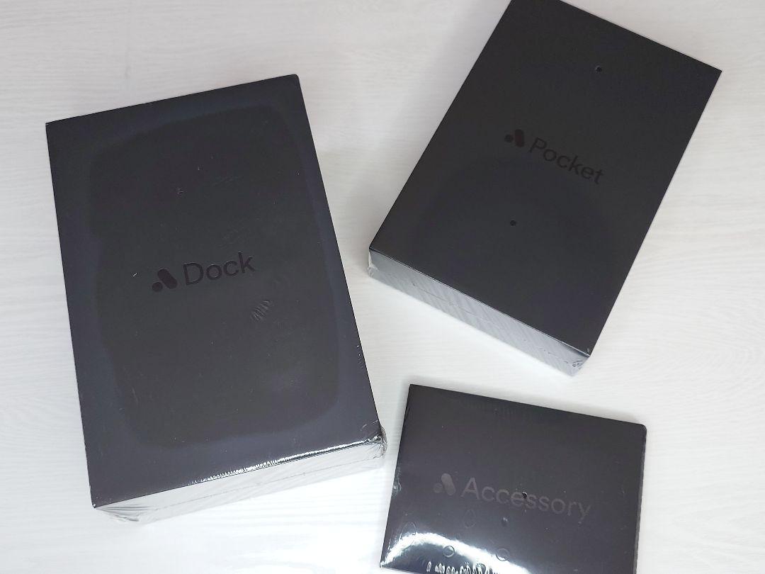Analogue Pocket ブラック 本体＋ガラスプロテクターセット
