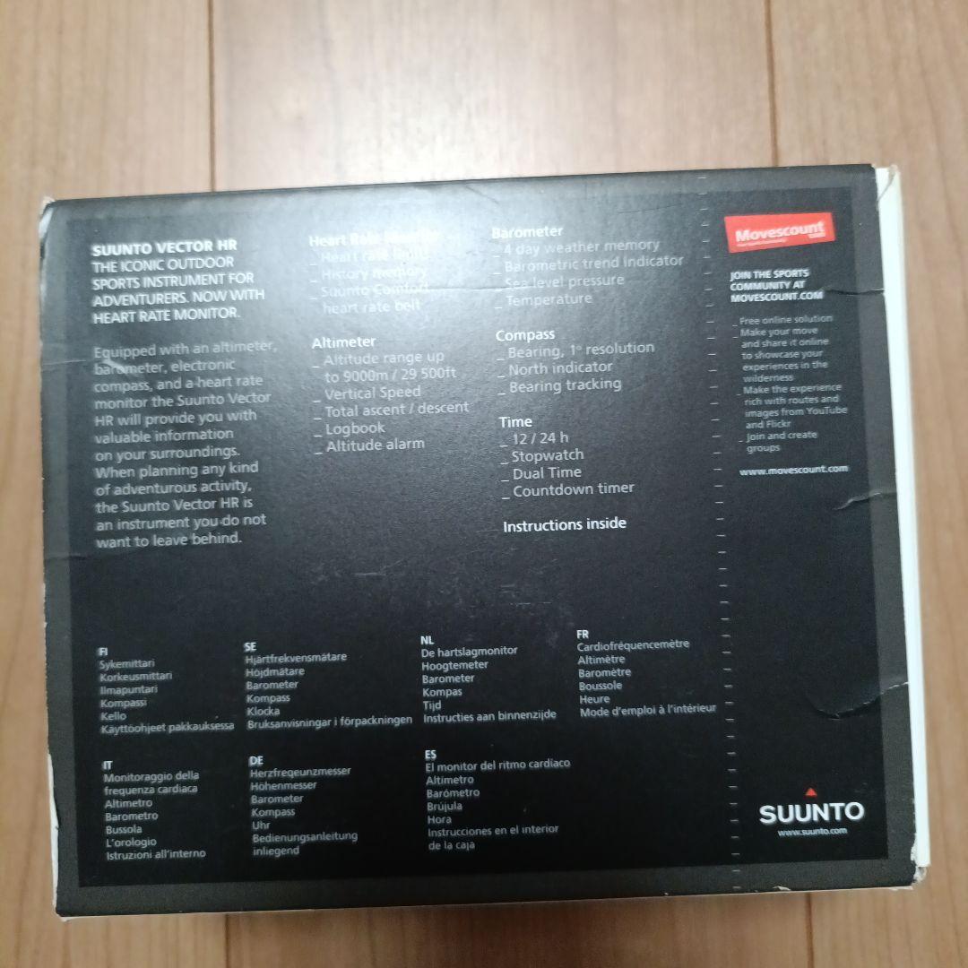 SUUNTOスント　VECTOR HR ブラック　中古品