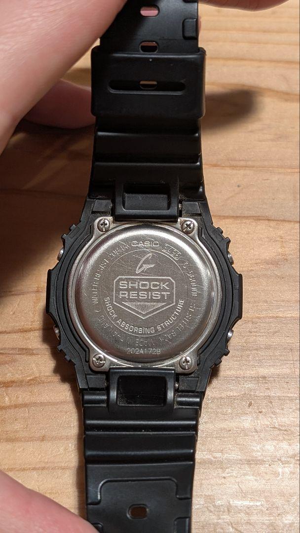 G-SHOCK 5600UE-1JFブラック デジタル腕時計