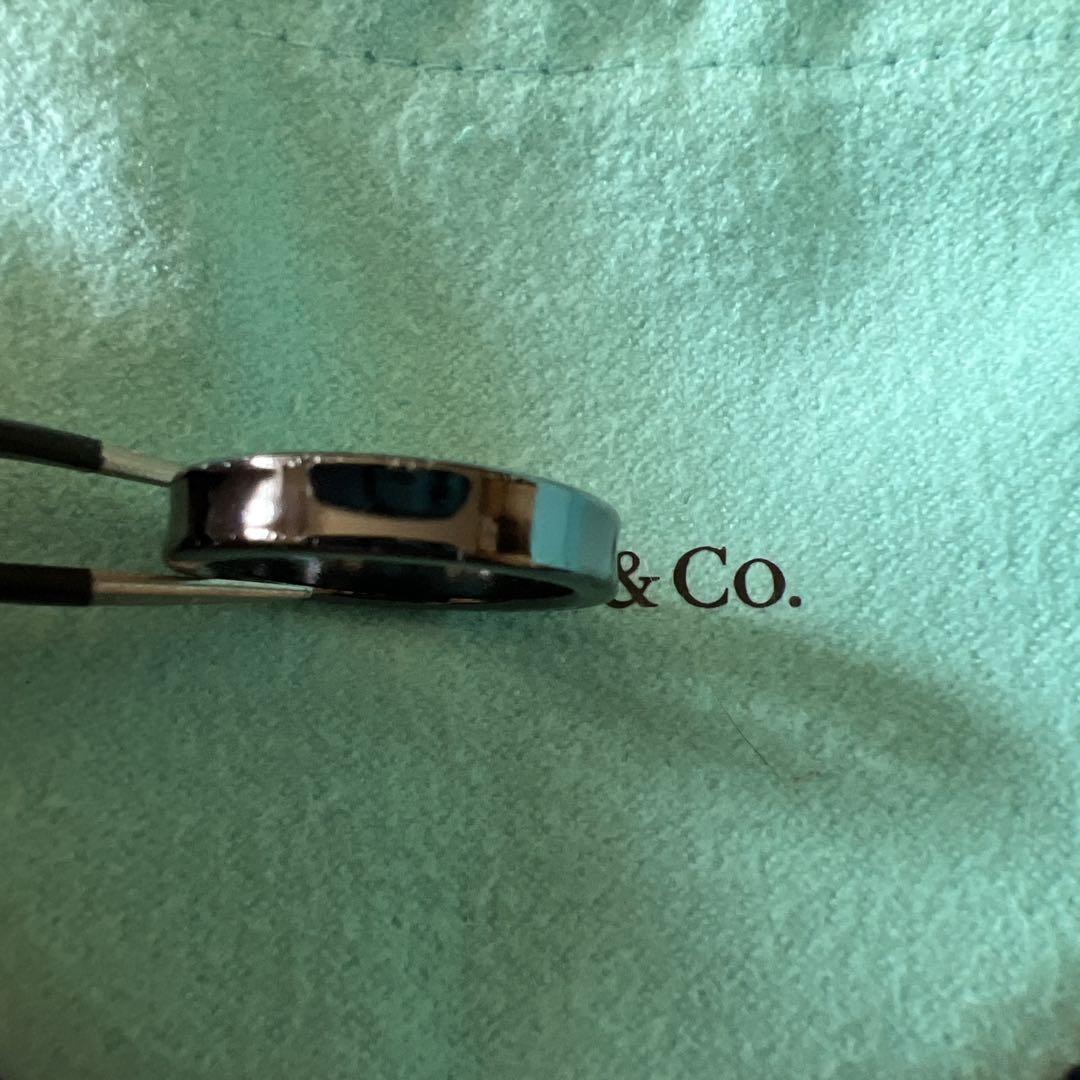 Tiffany & Co. ブラックチタンリング 1837刻印