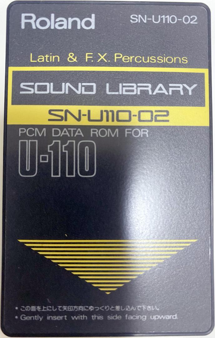 Roland SOUND LIBRARY 音源拡張カード SN-U110-02 - メルカリ