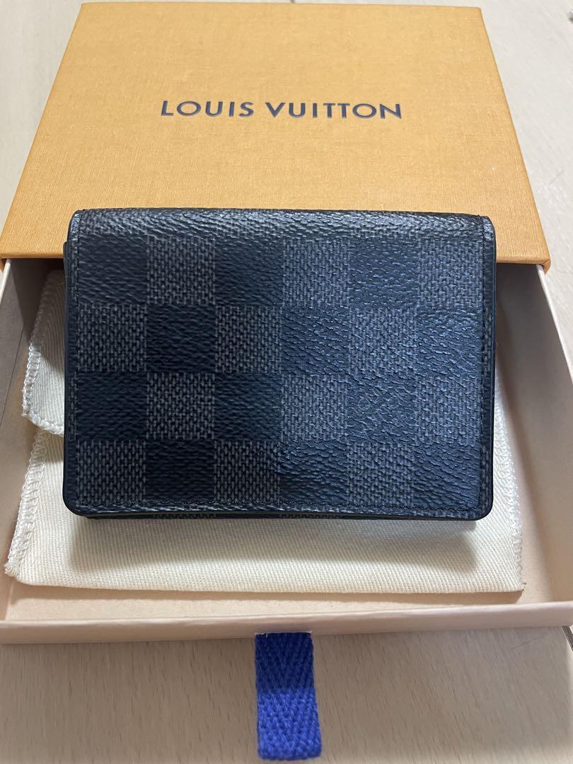 Louis Vuitton ダミエ レザー 名刺入れ Louis Vuitton ダミエ名刺入れ ブラック - メルカリ