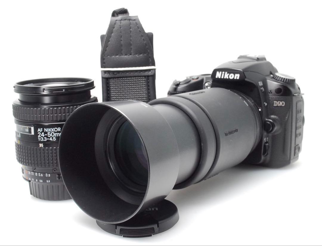 ✨超望遠で動画もOK✨Nikon D90ニコン✨ダブルレンズ✨初心者