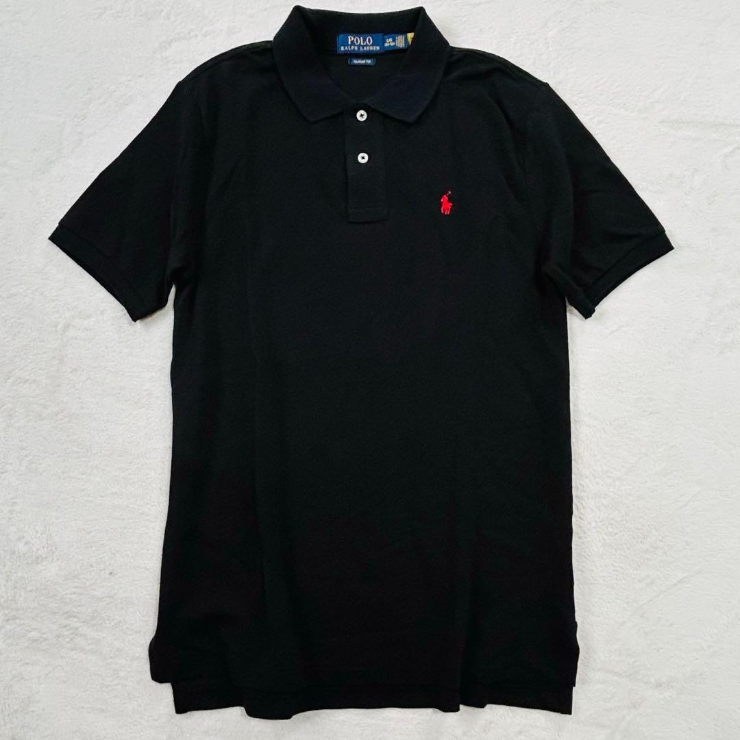 新品未使用 ポロラルフローレン ポニー刺繍 ロゴ ポロシャツ Polo ブラック