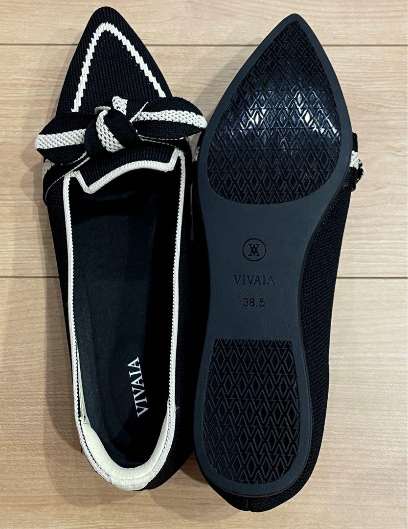 新品 VIVAIA ビバイア ポインテッドトゥ フラットシューズ 24.5㎝