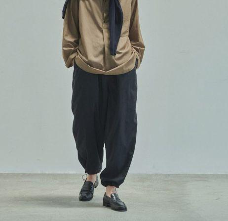 25ss STILL BY HAND Airy Wide Pants パンツ 黒