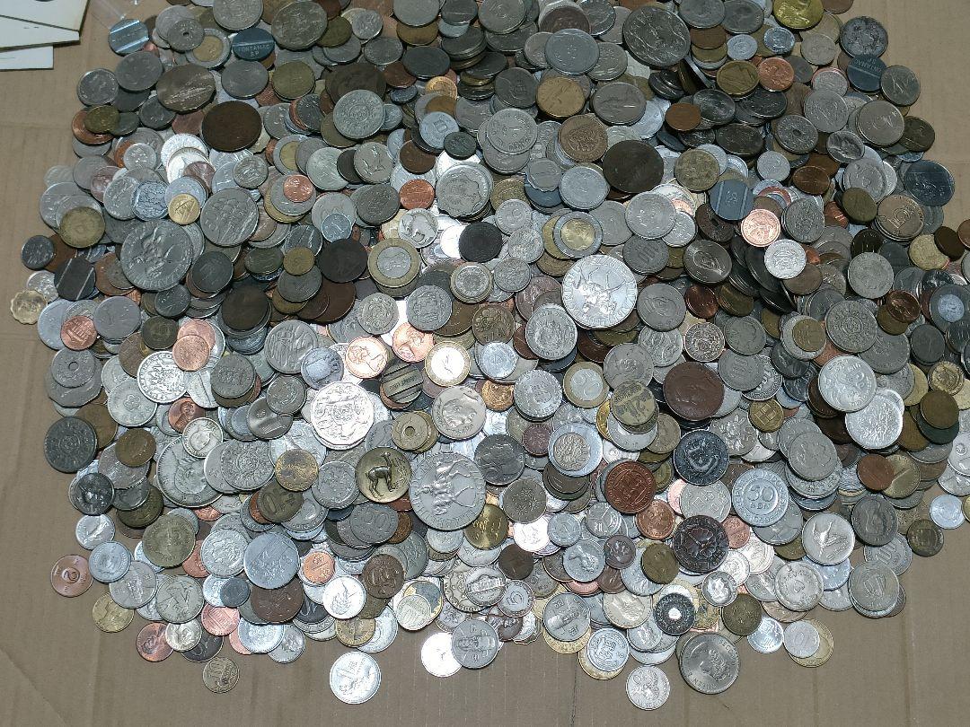 外国コインまとめ　コインアルバム　約15kg　外貨　外国硬貨　コイン　硬貨　古銭
