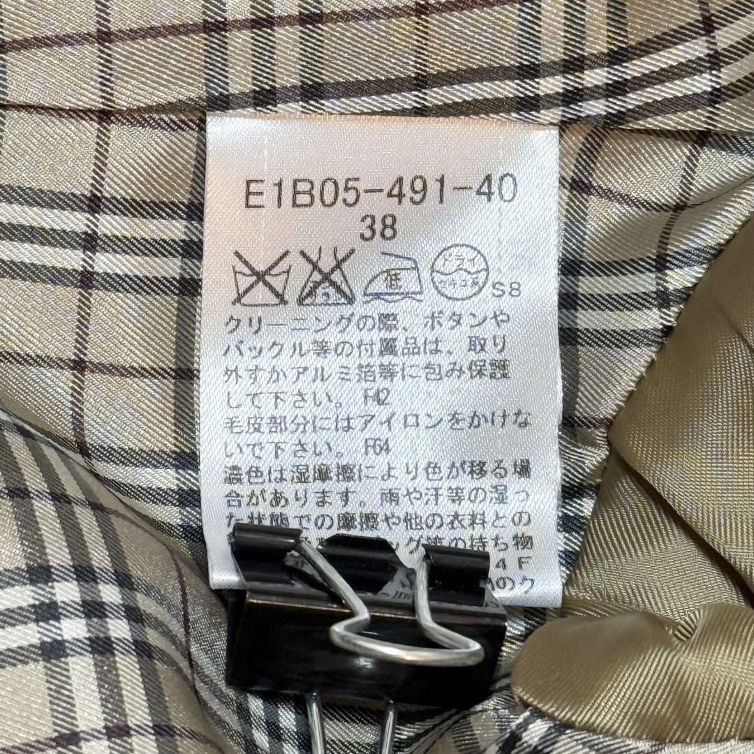 BURBERRY BLUE LABEL ベルト付き トレンチコート 38サイズ