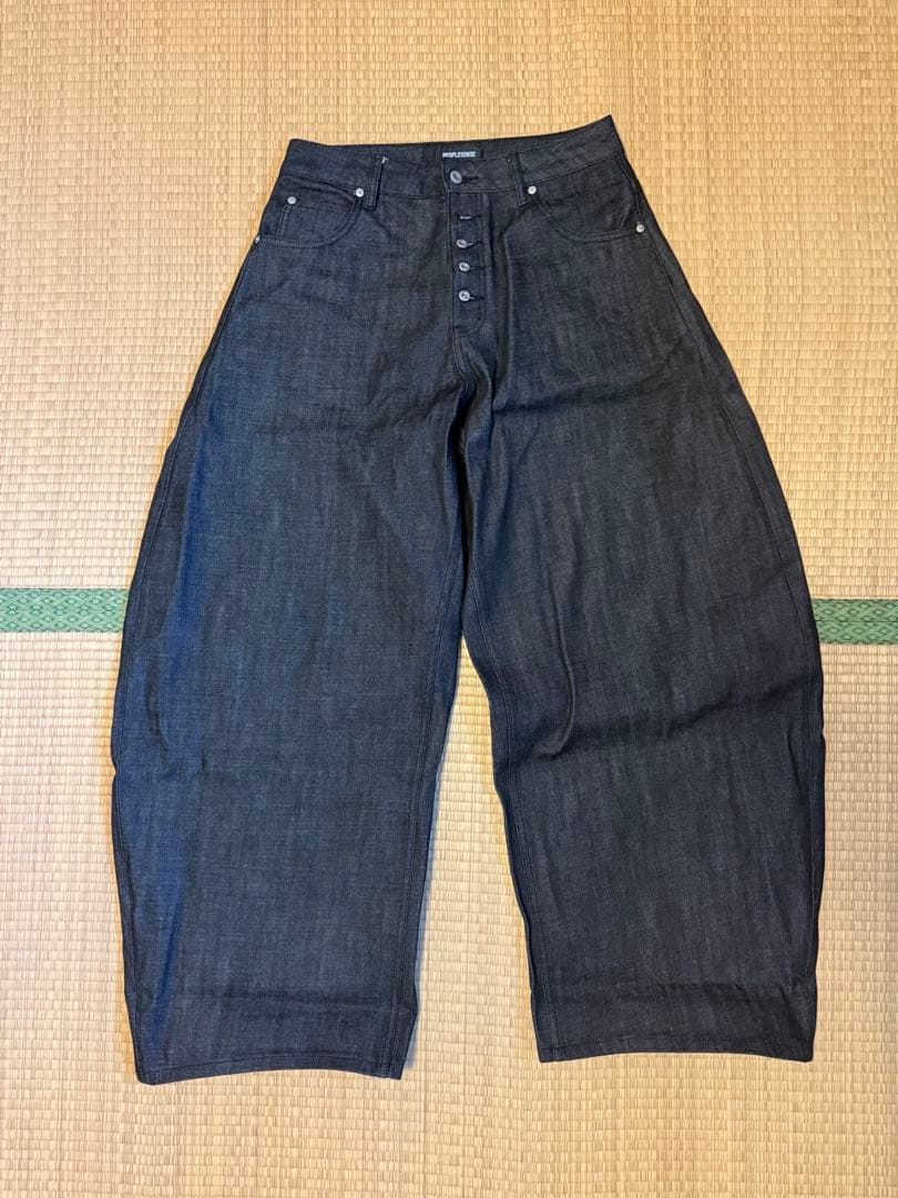 Peoplesense インディゴジーンズ Peoplesense インディゴジーンズ ワイドパンツ ニットさん着用 - メルカリ