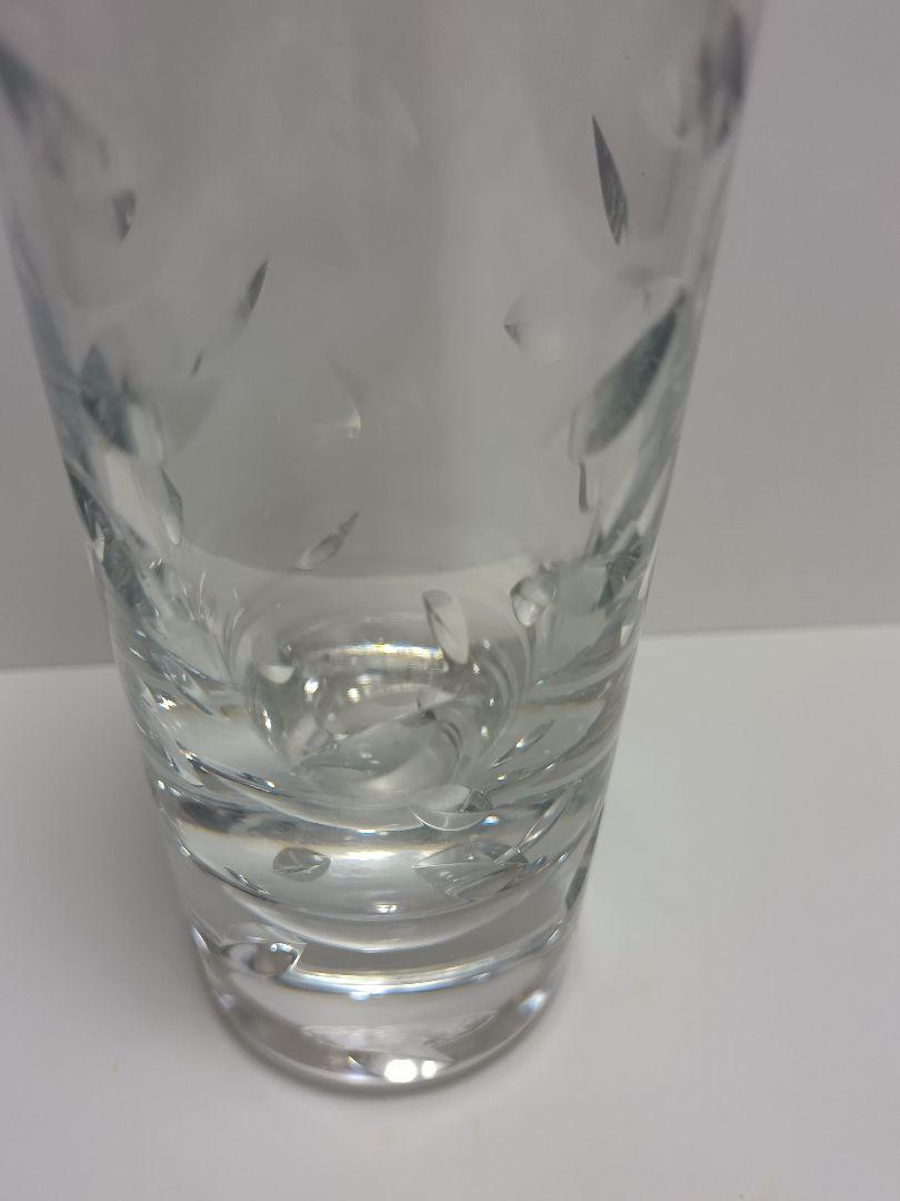 【新品未使用】バカラ　Baccarat オルグ グレイン 花瓶 花器 一輪挿し