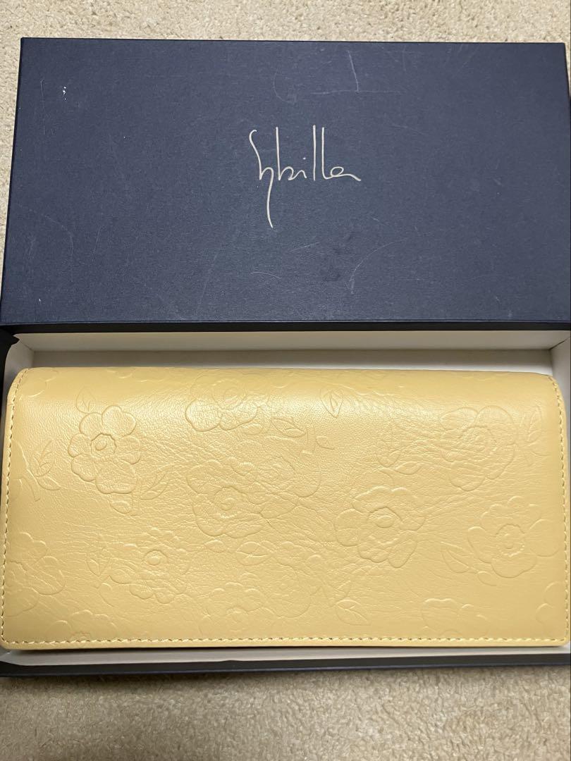 Syhilla 花柄エンボス イエロー長財布 未使用 - メルカリ