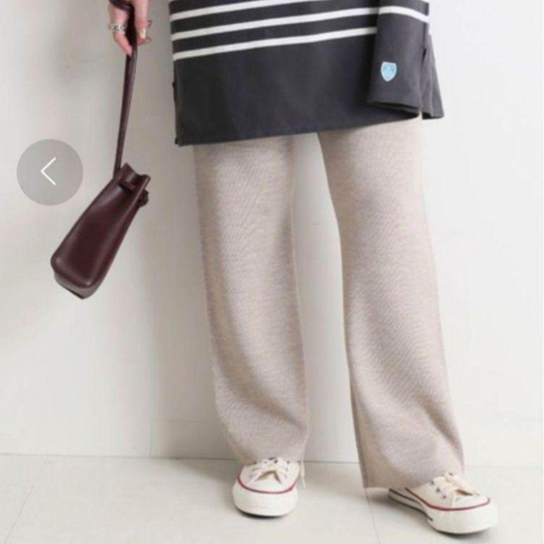 SLOBE IENA☆ウォッシャブルスムースニットパンツ SLOBE IENA（スローブイエナ）の「ウォッシャブルスムースニット