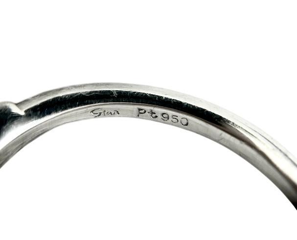 スタージュエリー　ダイヤリング　0.03ct　Pt950　5号