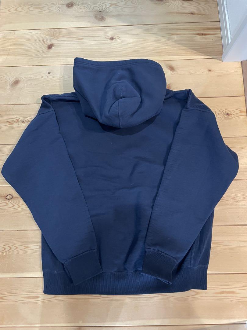 THE FABRIC RIB HOODIE ネイビー Mサイズ