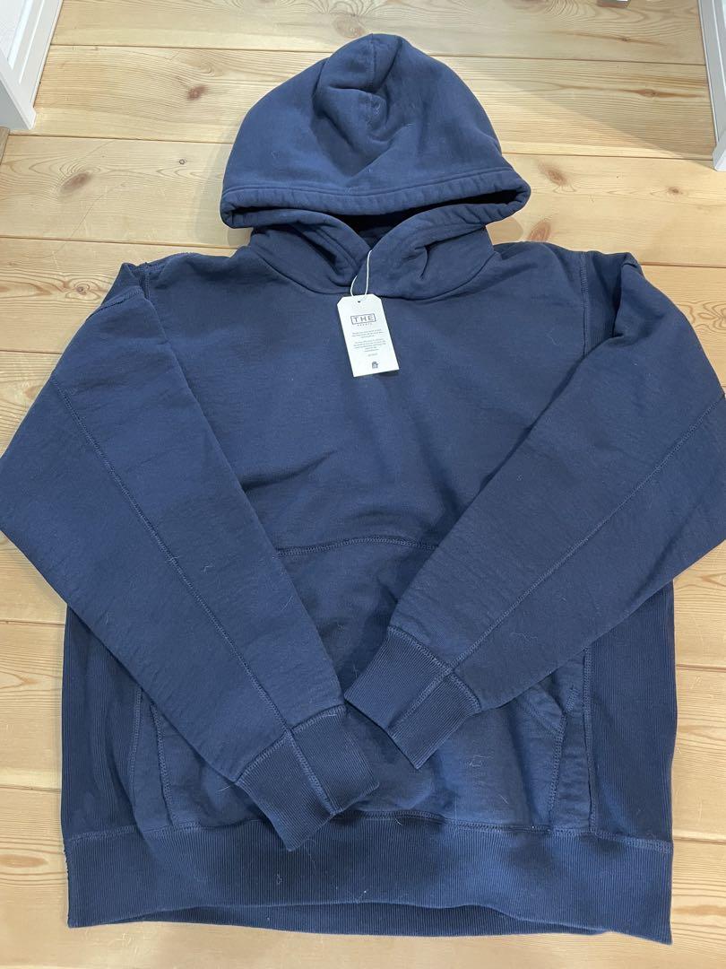 THE FABRIC RIB HOODIE ネイビー Mサイズ