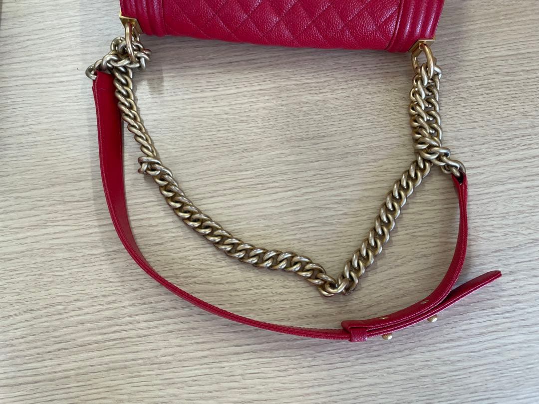 CHANEL ボーイシャネル　キャビアスキン