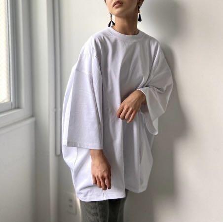 TODAYFUL トゥデイフル タックオーバーTシャツ 白