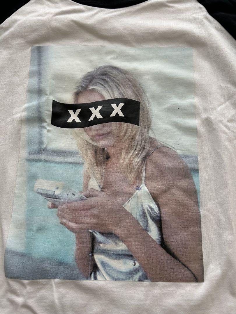 GOD SELECTION XXX ゴッドセレクション ラグラン　tシャツ