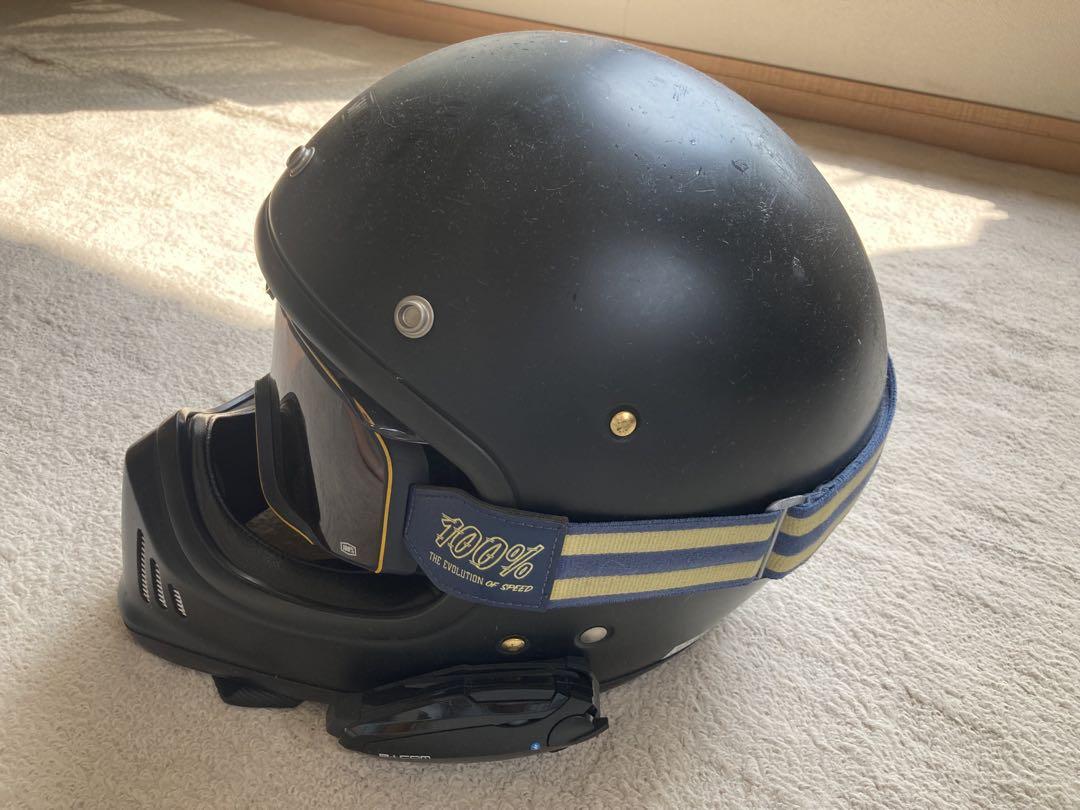 SHOEI EX-ZEROビーコムSB6X ゴーグル付き マットブラック
